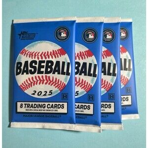 2025 Heritage Baseball Ho Numbers 4 Sealed packs 8c/pk